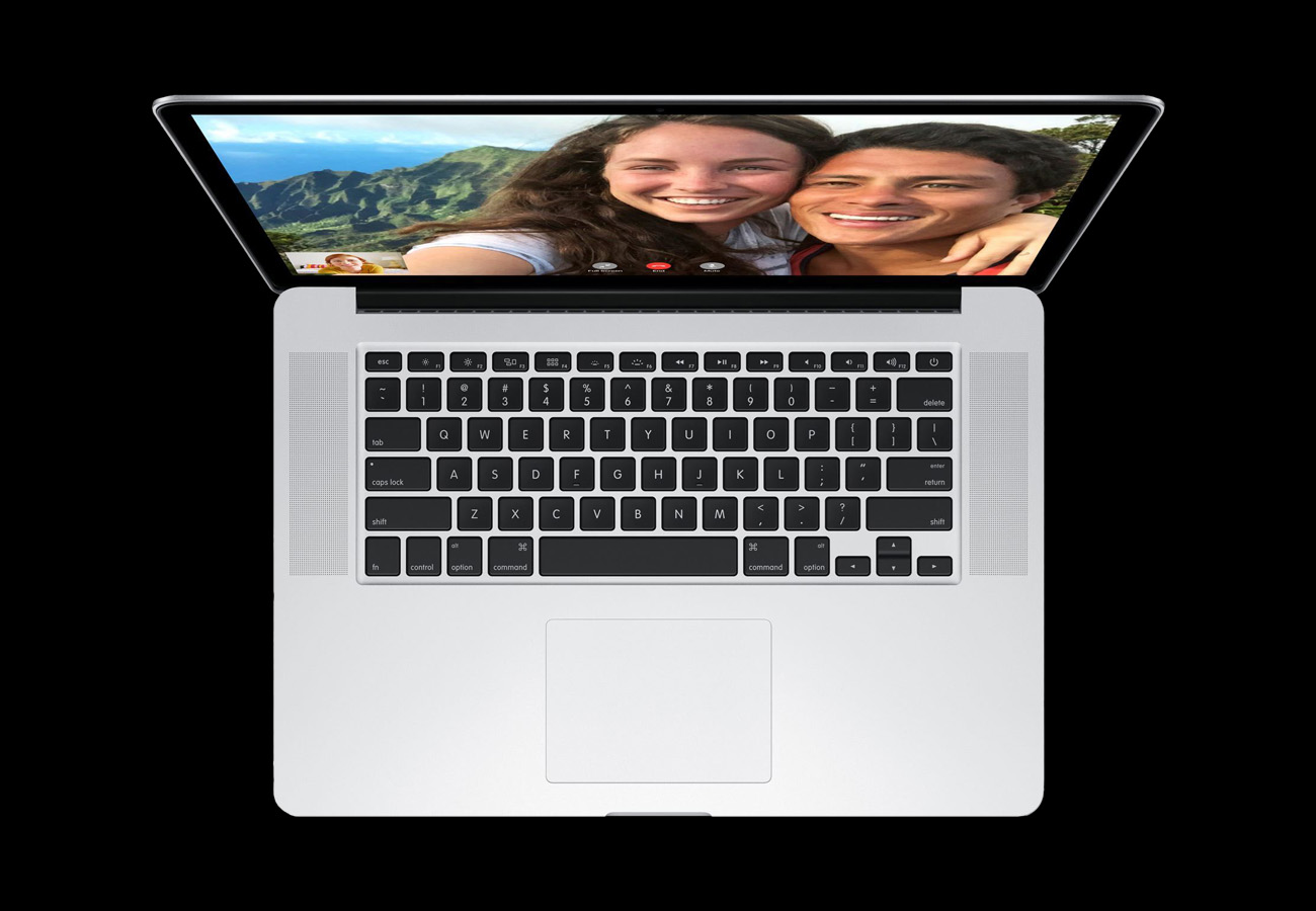 Apple MacBook Pro Retina Above