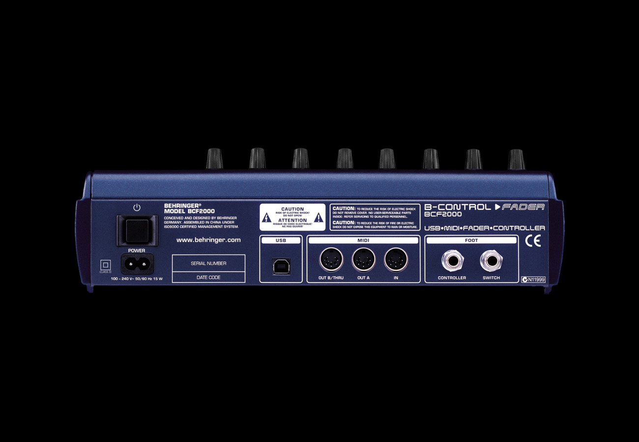 Behringer BFC-2000 Back