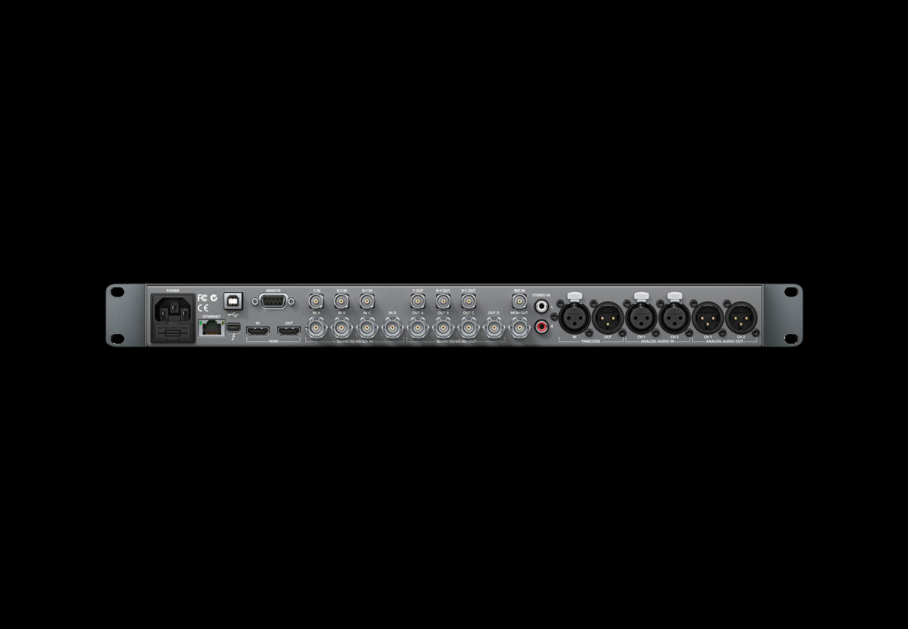 BlackMagic HyperDeck Studio Pro Back