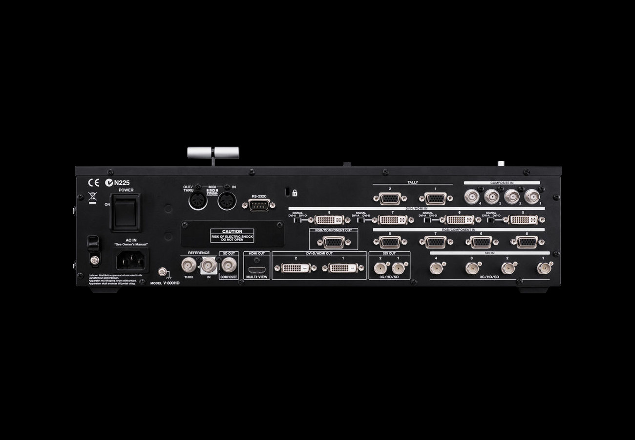 Roland V800-HD Back